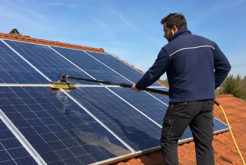 Nettoyage et entretien de panneaux solaires à Vergt