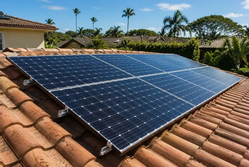 Installation de panneaux solaires à Vergt